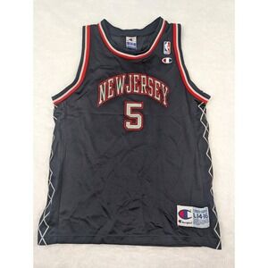 Jason‎ Kidd New Jersey Nets Vintage Champion Youth Size L (14-16) NBA